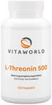 Vitaworld L-threonine 500 - L-treonin 500 120 Kapszula