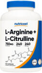 Nutricost L-Arginine L-Citrulline Complex Capsules 240 Kapszula