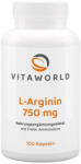 Vitaworld L-Arginin 750 mg 100 Kapszula