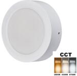 Life Light Led Led ufó lámpa CCT, 24W, a színek kézzel átkapcsolhatóak, 2800-4100-6700 kelvin, meleg-közép-hideg fehér, 2400 lumen. Life Light Led 3 év garancia! (LLUFO24WRCCT)