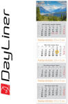 Dayliner Speditőr naptár 4 tömb, 4 hónap SP-4 330 × 1100 mm, fehér lapokkal Hegy Dayliner 2026 (DL6SP-4H4-HE) - officefirst