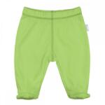 Kynga kivizöld koraszülött talpas babanadrág - Nem szabott 44, 50, 56 cm - MEGSZŰNŐ TERMÉK, UTOLSÓ DARABOK!