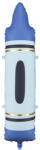  Crayons foil balloons, blue, 23x104 cm (FB239-001)