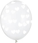  Balloons 30cm, Hearts, Crystal Clear (1 pkt / 6 pc. ) (SB14C-228-099W-6)