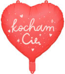  Foil balloon Heart ''Kocham CiÄ? '', 45 cm, mix (FB170)