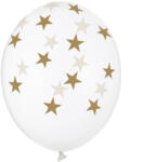  Balloons 30cm, Stars, Crystal Clear (1 pkt / 50 pc. ) (SB14C-257-099G)