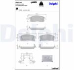 DELPHI set placute frana, frana disc DELPHI LP5075EV (LP5075EV)