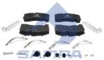 SAMPA set placute frana, frana disc SAMPA 096.618 (096.618)