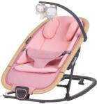 Chipolino Scaunel balansoar Chipolino Senso pink marshmallow wood - cosuletulcujucarii Sezlong balansoar bebelusi