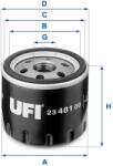 UFI Filtru ulei UFI 23.481. 00 (23.481.00)