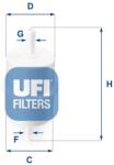 UFI filtru combustibil UFI 31.010. 00 (31.010.00)