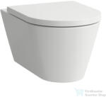 Laufen KARTELL combipack VORTEX rimless fali WC LCC bevonattal, ülőkével, fehér H8663314000001 (H8663314000001)
