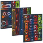 Ars Una RGB A/4 extra kapcsos füzet-vonalas (53114853)