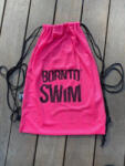BornToSwim Rucsac pentru înot borntoswim mesh bag 1 roz/negru