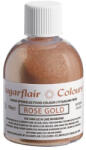 SUGARFLAIR ehető csillámpor cukorból, rose gold, 100g