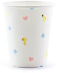 PARTYDECO pohár, papír, Babaváró (Gender) party, 200 ml, 6 db (KPP44-EU1)