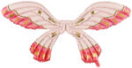 PARTYDECO fólia lufi, pillangószárny, rózsaszín, 102×50cm (FBS1)
