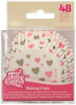FUNCAKES muffin papír, apró szívekkel, 48 db