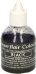 Sugarflair Colours airbrush festék, fekete, 60ml