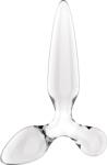 Satisfyer Triple Crystal 2 - dildo din sticlă cu 3 forme, 22 cm (transparent)