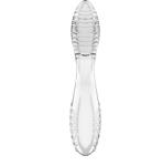 Satisfyer Dazzling Crystal 2 - dildo dublu din sticlă (20 cm, transparent) Dildo