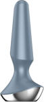 Satisfyer Plug-ilicious 2 Connect App - vibrator anal inteligent (argintiu/gri)