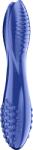Satisfyer Dazzling Crystal 2 - dildo dublu din sticlă (20 cm, albastru deschis) Dildo