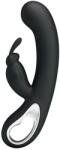 Pretty Love Webb - vibrator dublu pentru punctul G și clitoris (negru) Vibrator