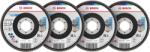 Bosch X451 Lamellás tárcsakészlet, 115 x 22, 23 mm, G40; 60; 80; 120, T29 2608626159 (2608626159)