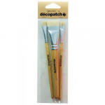Décopatch Kreatív ecsetkészlet Clairefontaine 3 db/csomag selyem (PACKPCSOIEO) (PACKPCSOIEO) - aqua