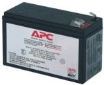 APC Replacement Battery Cartridge, Valve regulated lead-acid battery, 7Ah, 12VDC, 2-year warranty (RBC2)