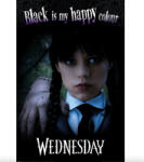 Pyramid WEDNESDAY (BLACK IS MY HAPPY COLOUR) poszter (PP35292)