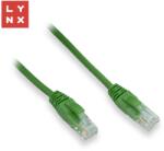 LYNX UTP CAT5E Összekötő Zöld 5m LX-UTP5E-050-GREEN (LX-UTP5E-050-GREEN)