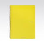 Fedrigoni Ecoqua A4 70lapos sárga vonalas spirálfüzet (338225)