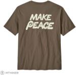 Patagonia Balance Organic póló, peace seeds: marlow brown (L)
