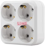 Anco 4-es földelt dugalj, kocka (10001205)