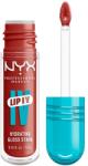 NYX Cosmetics NYX Professional Makeup Lip IV, Hydrating Gloss Stain ajakfény, 18 Drippin' Nude, 5 ml Burst That Thang 5 ml
