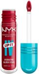 NYX Cosmetics NYX Professional Makeup Lip IV, Hydrating Gloss Stain ajakfény, 18 Drippin' Nude, 5 ml Red-y. Set. Wet! 5 ml