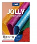 Junior Kreatív csillámos dekor gumilap A/4, piros, 10 db/csomag (134130) (134130)