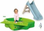 Smoby Tobogan copii Toboggan XS Smoby cu apă 150 cm şi nisipar Sandy cu capac şi pistă de apă de la 24 luni (SM820630-2)