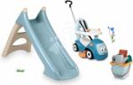 Smoby Set tobogan Toboggan XS Smoby lungime de 90 cm şi set pentru nisip cu moară (SM820630-1)