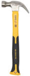 WORKSITE szöghúzó karmos kalapács, 500g, üvegszálas nyél, csúszásgátló markolat (WT3003) (WT3003)