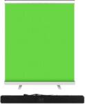  Chroma Key Zöld képernyő, hordozható és összecsukható, ráncos anyag, 110 cm 200 cm