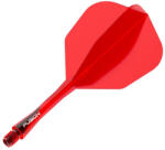 Winmau Fluturas si tija darts Winmau Fusion rosu, fluturas No6 si tija medie (8834)