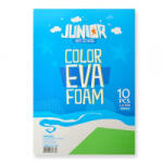 Junior Kreatív dekor gumilap A/4, zöld, 10 db/csomag (134060) (134060)