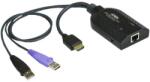ATEN KA7168 HDMI USB Virtual Media KVM Adapter Cable with Smart Card Reader (CPU Module) - KVM / audio / USB extender (KA7168) (KA7168) - pepita