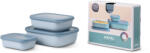 Mepal Cirqula Rectangular Nordic Blue, 0, 5 l + 1 l + 2 l
