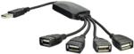 Akyga 4portos USB2.0 HUB (AK-AD-13) fekete