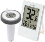 Somogyi Elektronic HCP60 vezeték nélküli úszó hőmérő, külső-belső hőmérséklet, min/max hőmérsékletek rögzítése, pontos idő, elemes működtetés (HCP60) - pepita