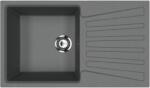 Ulgran U-703 Gránit egymedencés csepptálcás mosogatótálca 830 x 480 x 210 mm - Antracit (U-703-343)